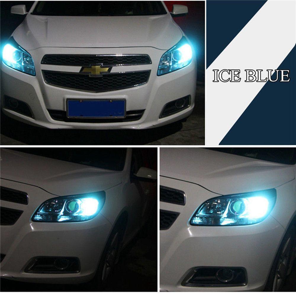 2Pcs T10 194 W5W Super Bright Auto Silica COB LED Width Bulb Ice Blue DC 12V Car License Plate Light
