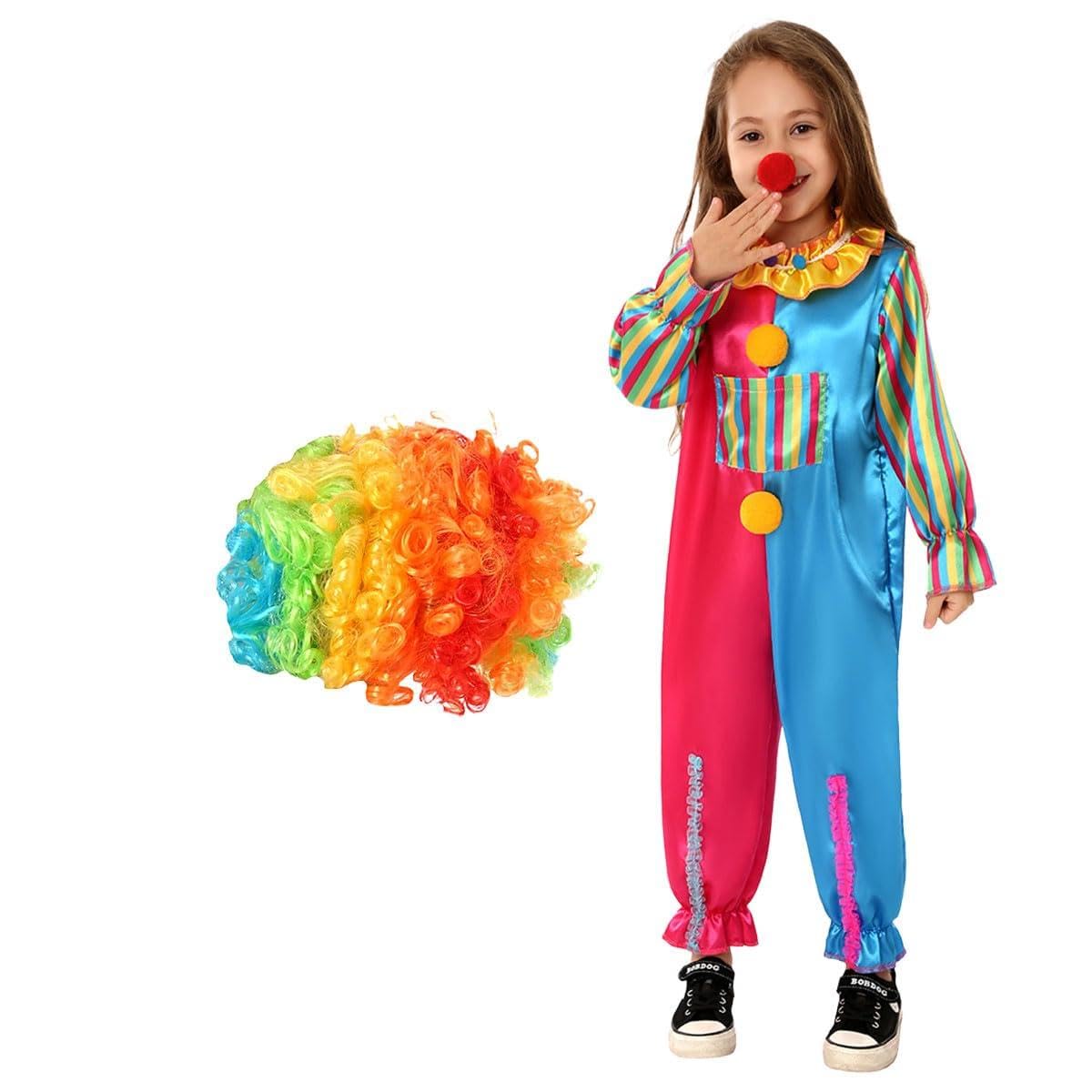 

Костюм клоуна для косплея для детей на Хэллоуин, костюм шута для детей [monoii]