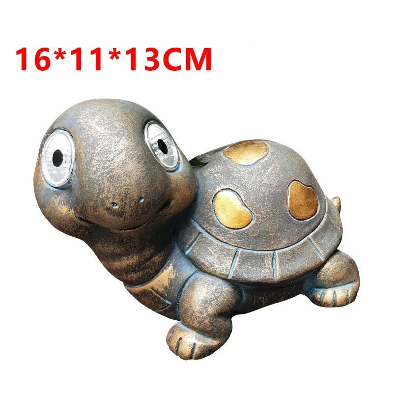 

Садовый Животный Солнечный Свет Уличный Декор Светодиодные Статуи Ландшафтный Бытовой turtle