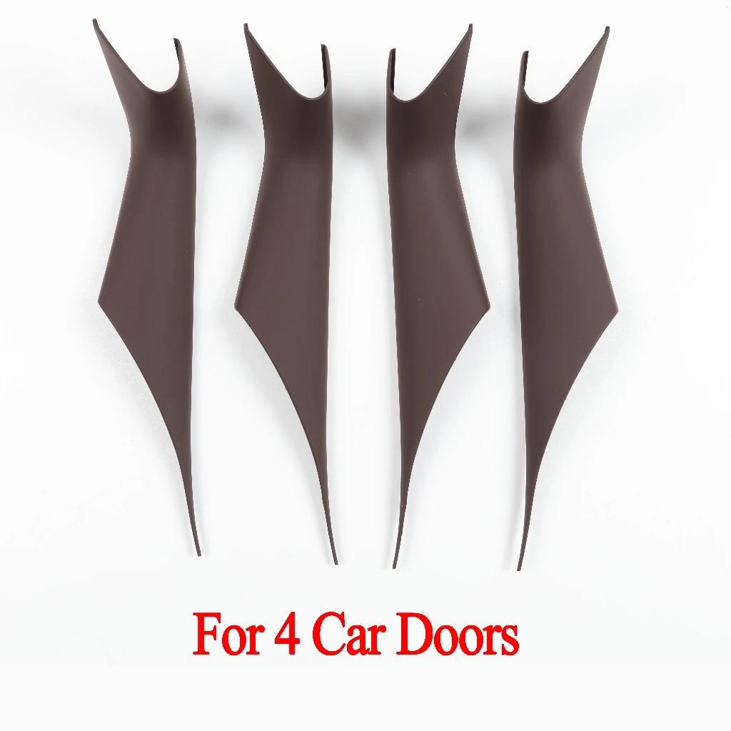 Suitable for BMW 5 Series G30 Door Handle Inner Cover G30 G38 F90 M5 530i M Sport 540i Protective Carbon Fiber Black 2-piece Set