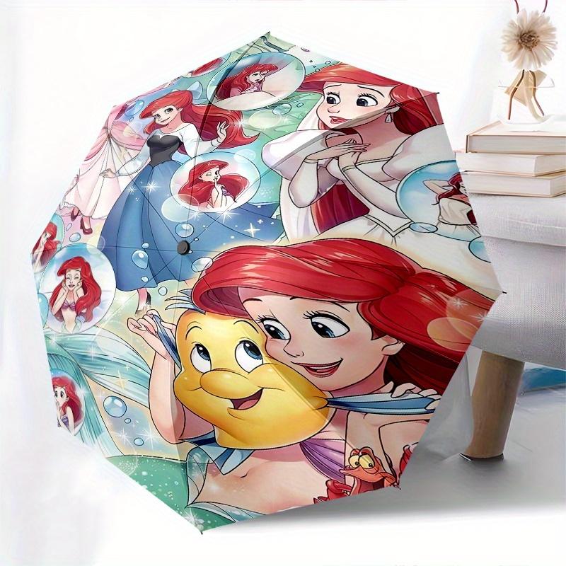 

Princess Ariel Automatic Opening and Closing Folding - A Good Choice for Gifts, Fashionable and Convenient Umbrella With Cute Cartoon Charac