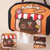 Space Saving Wall Mount Tissue Holder Cartoon Pattern Oxfords Cloth Construction for Multiple Location Access