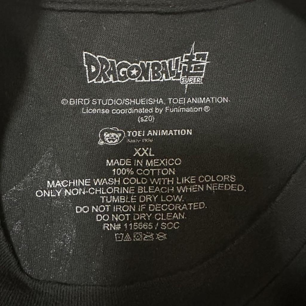 [USED] Extremely Rare Dragon Ball Super Goku, Vegeta, and Vegito Anime T-Shirt
