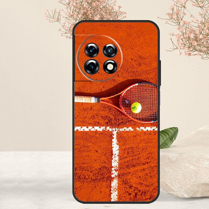 Tennis tennis racket Case For OnePlus 15R 13R 13T 15 13 12 12R 11 10T 8 9 10 Pro Nord 5 CE 4 3 Lite N20 N30 Cover