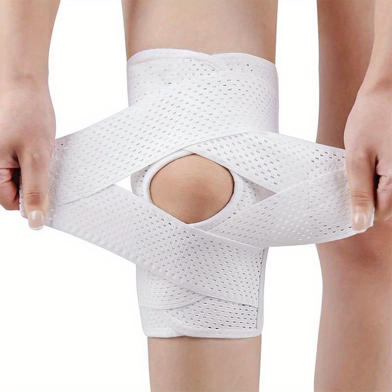 Enhanced Compression Knee Brace - Breathable & Adjustable Sports Knee Pad for Basketball, Running, Hiking, Fitness, Cycling - Protective Gear
