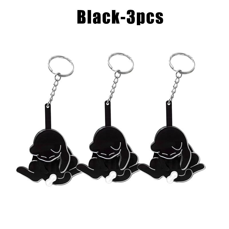 Fun Pull Tab Whimsical Cat Keychain Rotating Fidget Toy Surprise Egg Charm Mischievous Kitten Bag Accessory Creative Pet Gift