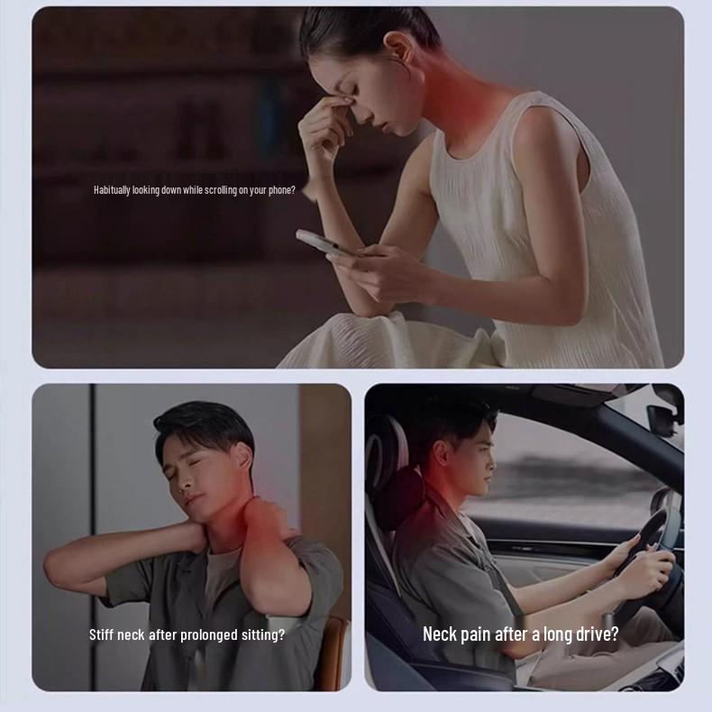 Heated Air Pressure Neck Massager with Adjustable Settings