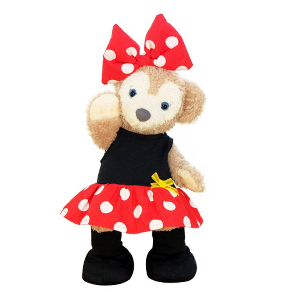 

Костюм ShellieMay для cushu cush, Наряд Даффи и Минни Маус, Платье в красный горошек, Лента и Сапоги, Размер Маленький, 43 см