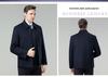 Men's Double-Sided Cashmere Winter Jacket: Thick Wool Coat for Middle-Aged Dads