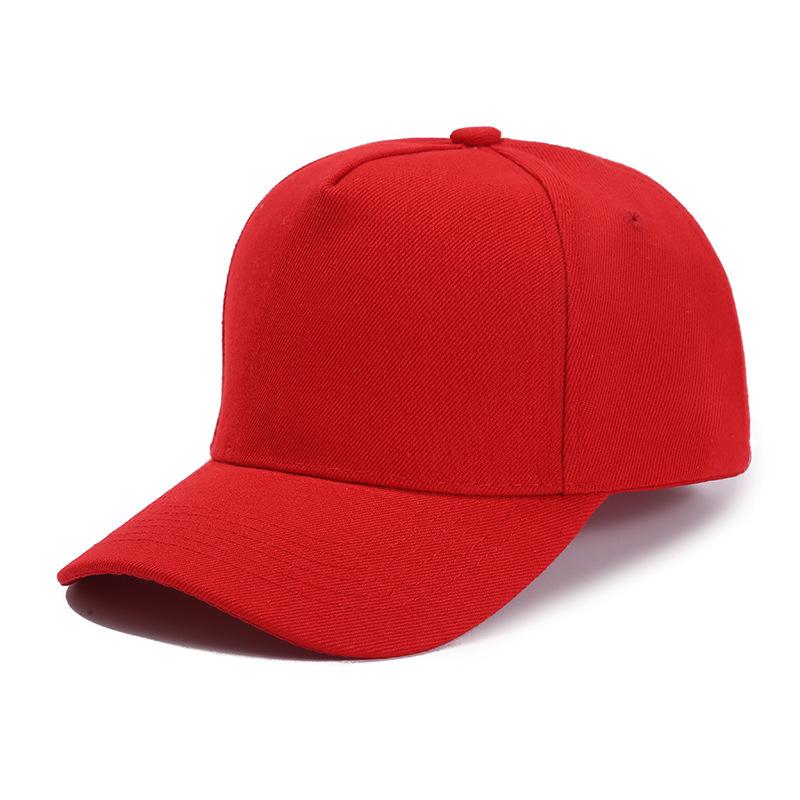 Mao Qing Five-Piece PVC 6-Panel Baseball Cap Printed Embroidery Heat Transfer Logo Advertising Plain Outdoor Travel