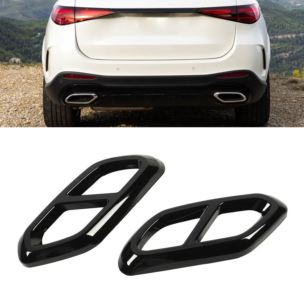 1Pair Exhaust Pipe Muffler Cover Decorative Strong   Car Exhaust Pipe Cover Replacement for   GLC‑Class X254   Line
