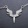 New Creativity Angel Wings Unique Design Pendant Necklace Classic Accessories All-Match Personality Clavicle Chain Charm Jewerly