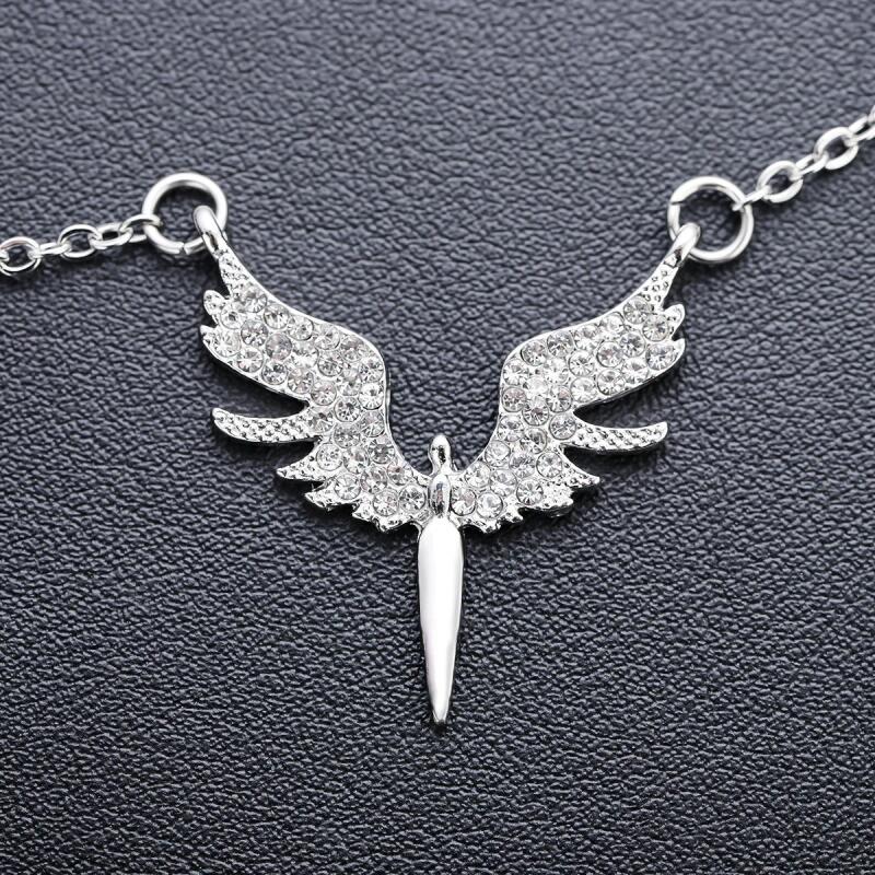 New Creativity Angel Wings Unique Design Pendant Necklace Classic Accessories All-Match Personality Clavicle Chain Charm Jewerly
