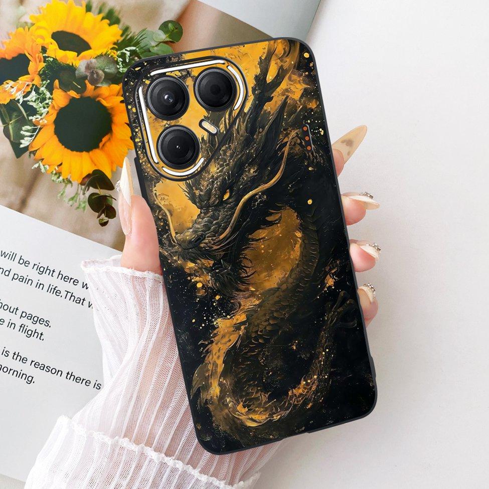 Phone Case For Tecno Pova 7 5G Cover Silicone Cute Cat Fashion Funny Painted Casing For Tecno Pova7 5G LJ7