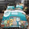 Custom Octonauts Cartoon Animation Duvet Cover Set HD Comforter Cover for Kids Bedding Sets Bedclothes Bedroom Decor