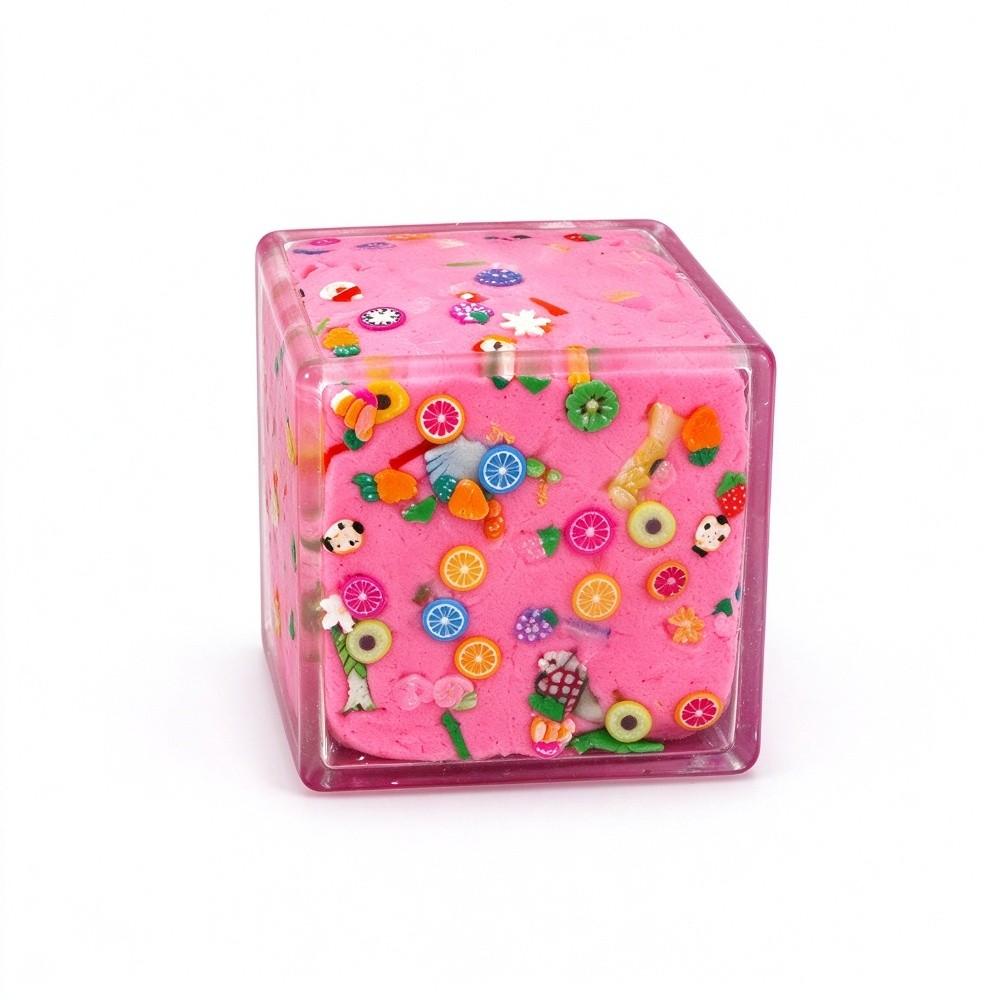 4.4/5.5cm Crunchy Squeezed Cube Building Blocks TPR Fidget Toy Handmade Ball Home Decoration