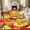Cheetos Hot Snack Carpet Door Mat for Living Room or Bedroom Protective Mat Under Chair Office Decoration Christmas Gift Birthday Present