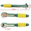 Reversible Ratchet Wrench & Multi-Socket Set 5-13mm with Screwdriver