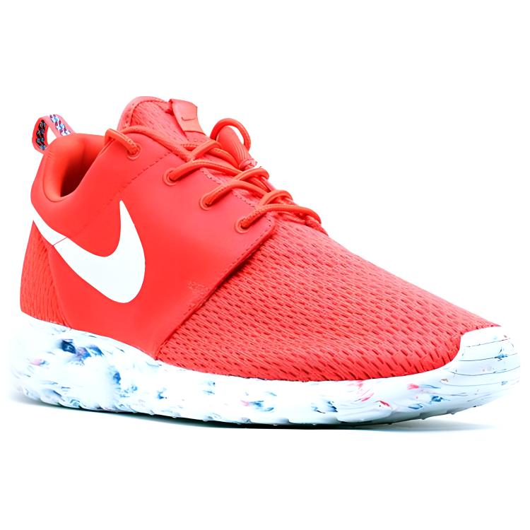 New Nike Roshe Run Marble Pack Red 669985-600