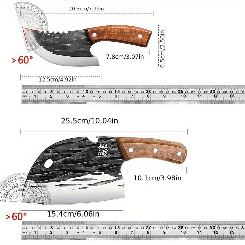 Forging Professional Meat Cutting Knife, Kitchen Cutting Knife, Practical Stainless Steel Fruit and Fish Cutting Knife U9195