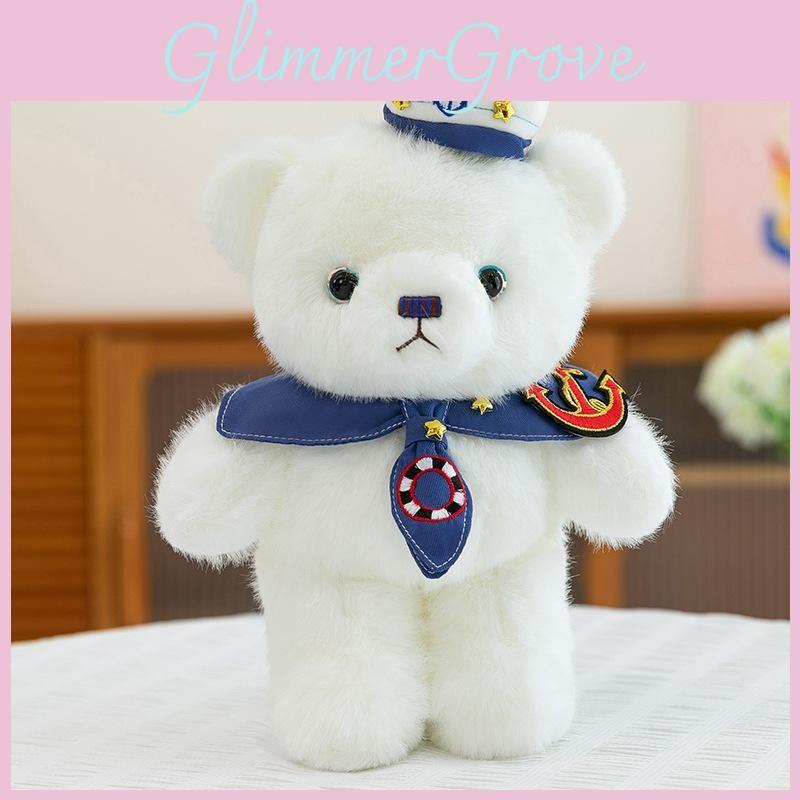 Cartoon Sailor Cute Suit Teddy Bear Plush Doll Children Companion Toy Gift For