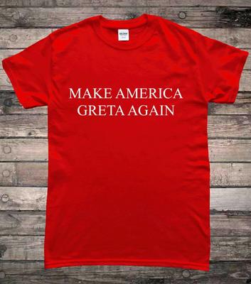Make America Greta Again Klimawandel Protest Thunberg T-Shirt