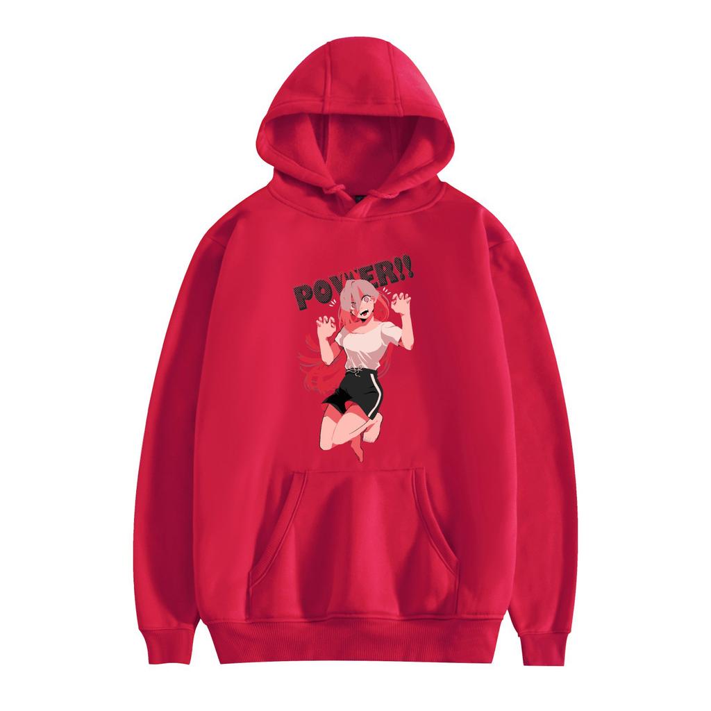 New Fashion Chainsaw Man Hoodies Cartoon Printed Sweatshirts Casual Long Sleeve Tops for Men Women