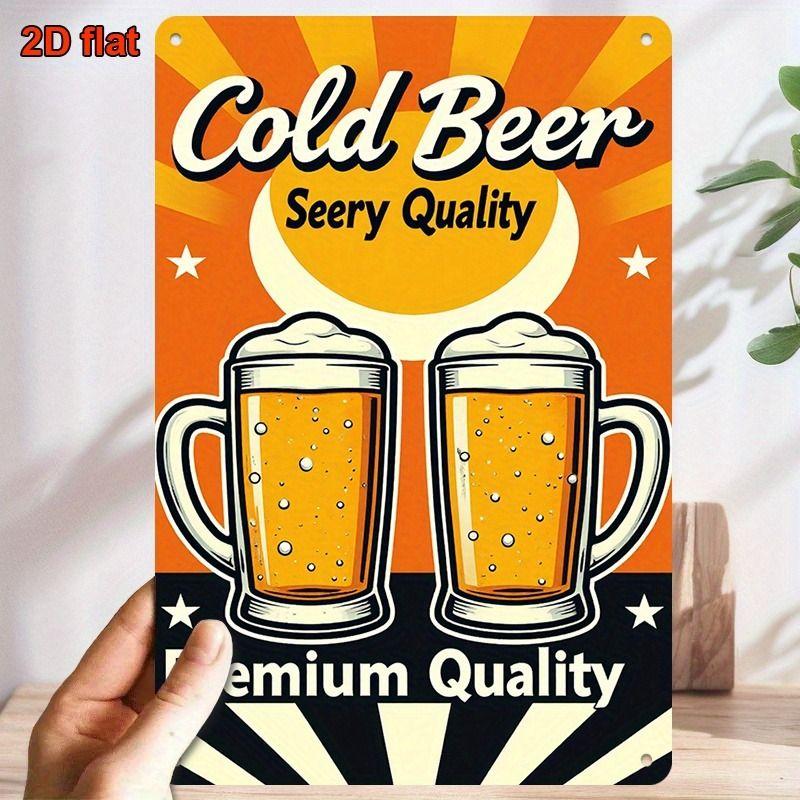 Poster Birra Placca Metallica da Parete