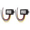 2 Stück Auto Abwärtswandler 24V auf 12V 18-36V auf 12V 5A 60W Wasserdichtes Automobil Stromwandlermodul