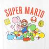 [Fine Plus] T-shirt Super Mario Colorful Yoshi Short Sleeve Merchandise Mario Yoshi