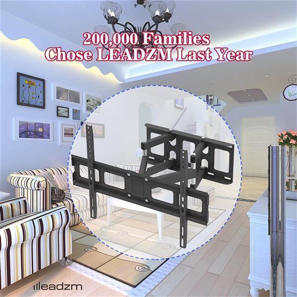 Wall Mount - WEEYIN - Tiltable - 32-70 Inches - VESA 600x400 - Max Load 50kg - Black