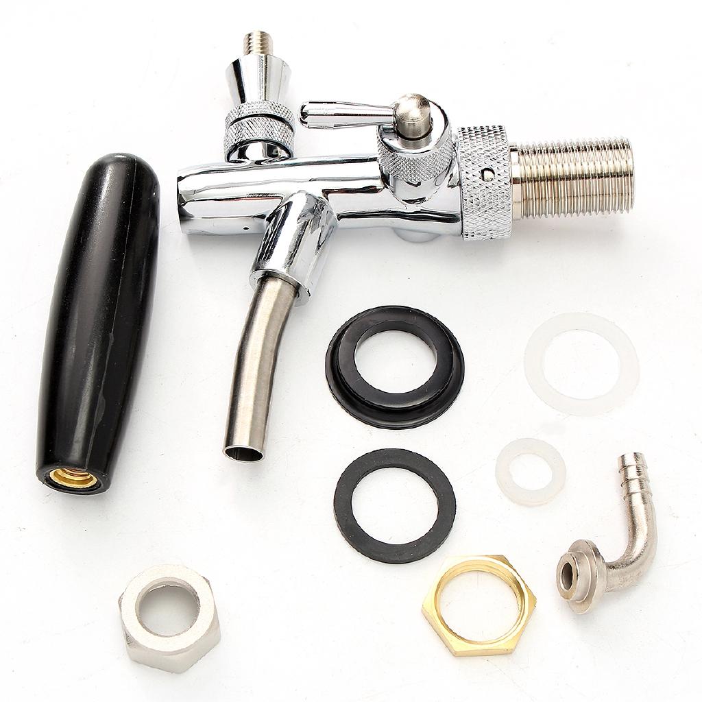 Draft Beer Faucet Adjustable Homebrew Dispenser with Flow Controller For Keg Tap for Bars Hotels Restaurants Home G5/8
