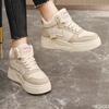 Fashion New Autumn Winter Fashionable Versatile Warm Women's Shoes High Top Cotton Shoes Thick Sole Color Blocking Simple Women's Boots