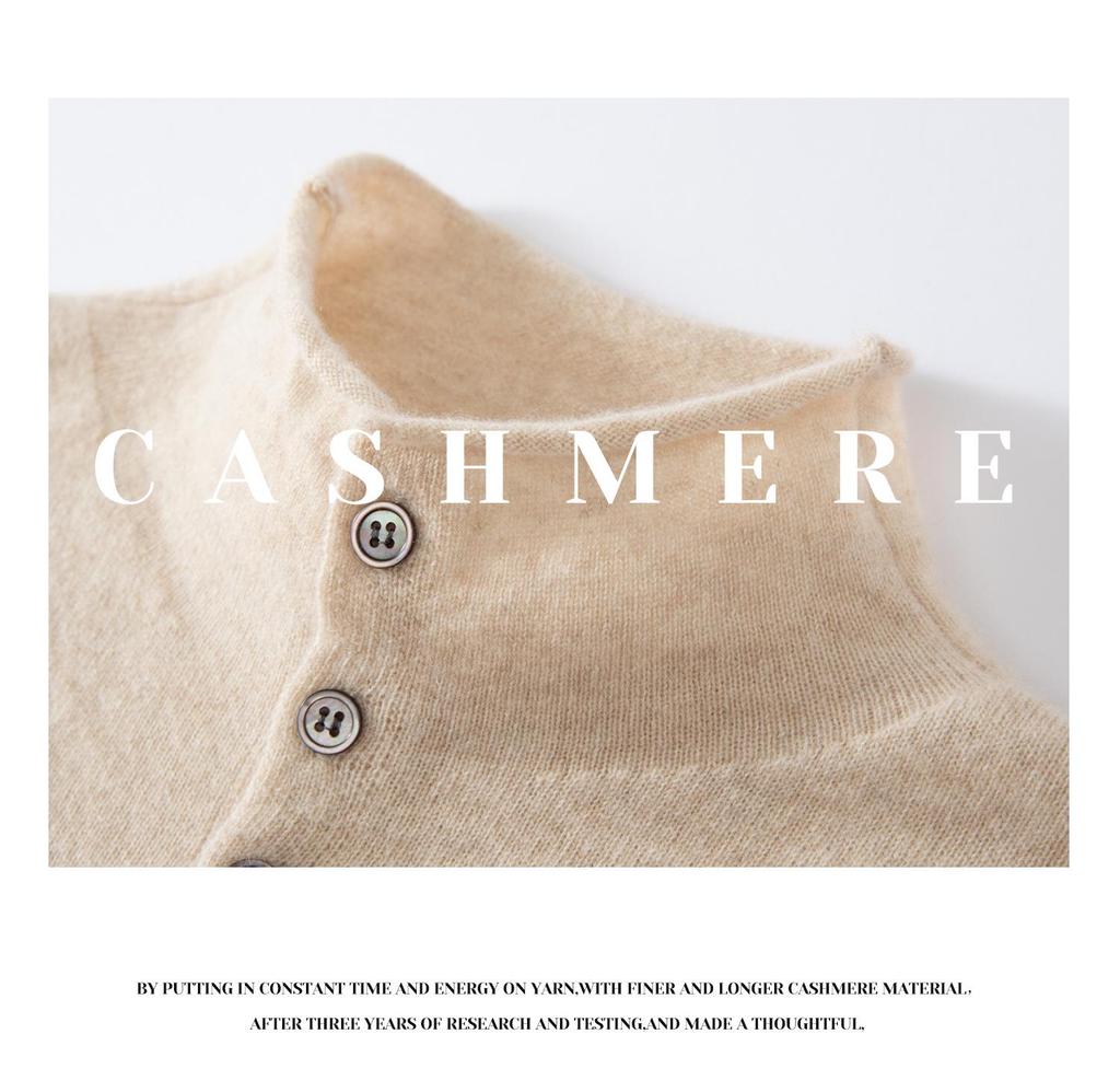Lekasha Cashmere Women's Multi-Button Tie-Up Cardigan