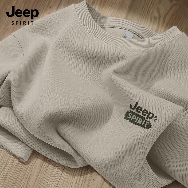 

JEEP SPIRIT Men s Long-Sleeve Crewneck Sweatshirt L