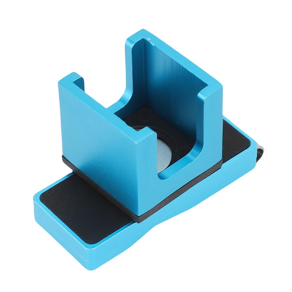 Billiard Chalk Holder Aluminum Universal Dry Oil Pool Cue Chalk Holder Billiard Accessories Blue