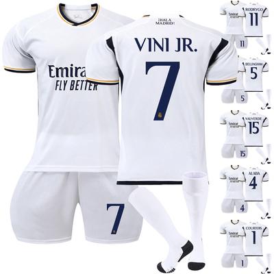 2324 Real- Home Goalkeeper Football Jerseys Shorts Socks Set New Shorts Socks Adult Sizes Outfits