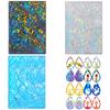 Earring Pendant Epoxy Mould Holographical Lasers Silicone Mold Water Drop Shaped Earrings Mould for Jewelry Enthusiasts