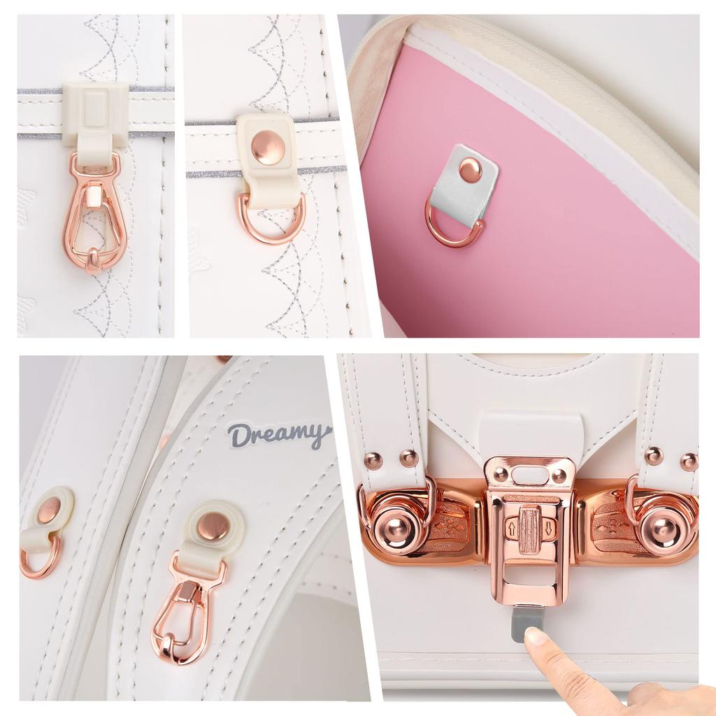Coulomb Latest Unicorn Model School Bag Randoseru Premium Synthetic Leather with Transparent Cover