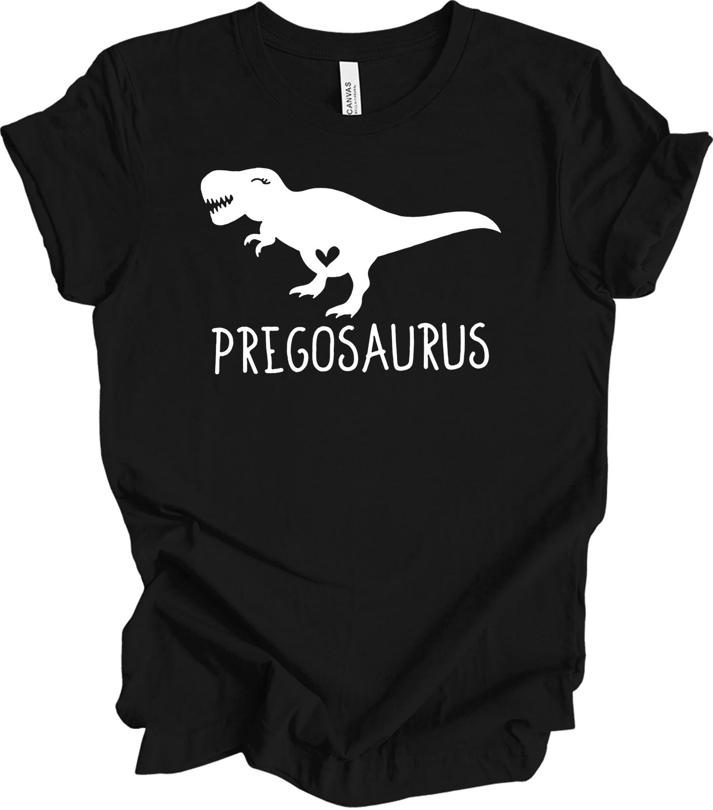 Pregosaurus T-Shirt - Cute Dinosaur Pregnancy Announcement Tee XXXXL