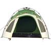 Dome Camping Tent for 3 Persons Green Quick Release