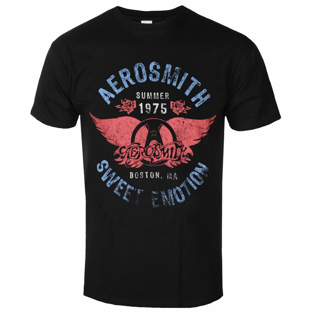 Fit Aerosmith Graphic Cotton Band Tshirt Unisex Summer Short Sleeve Fashion Brand Tee Luxury Casual Vintage Tees