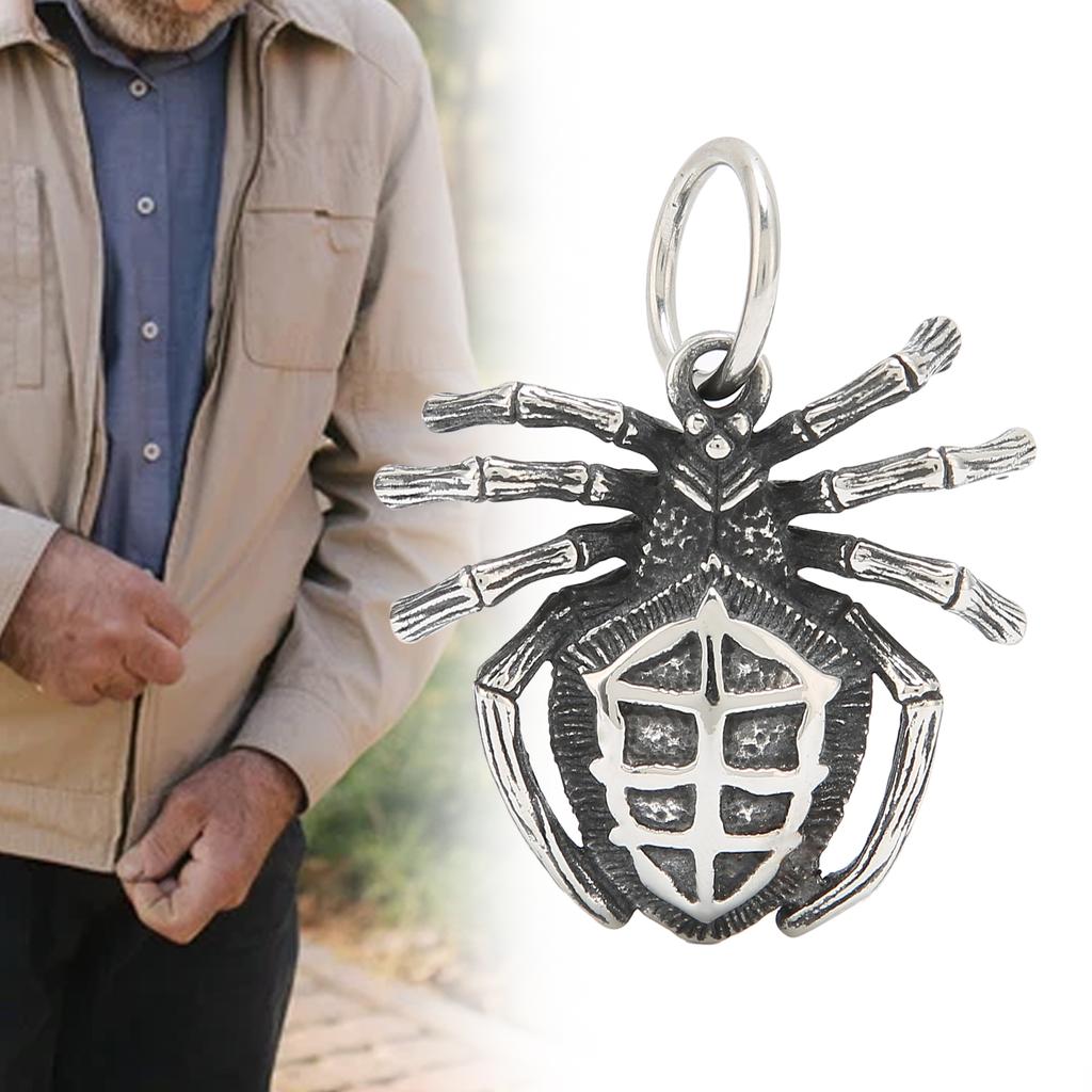 Clip On Charm Pendants Spider Shape Zipper Pendant DIY Jewelry Supplies for Senior