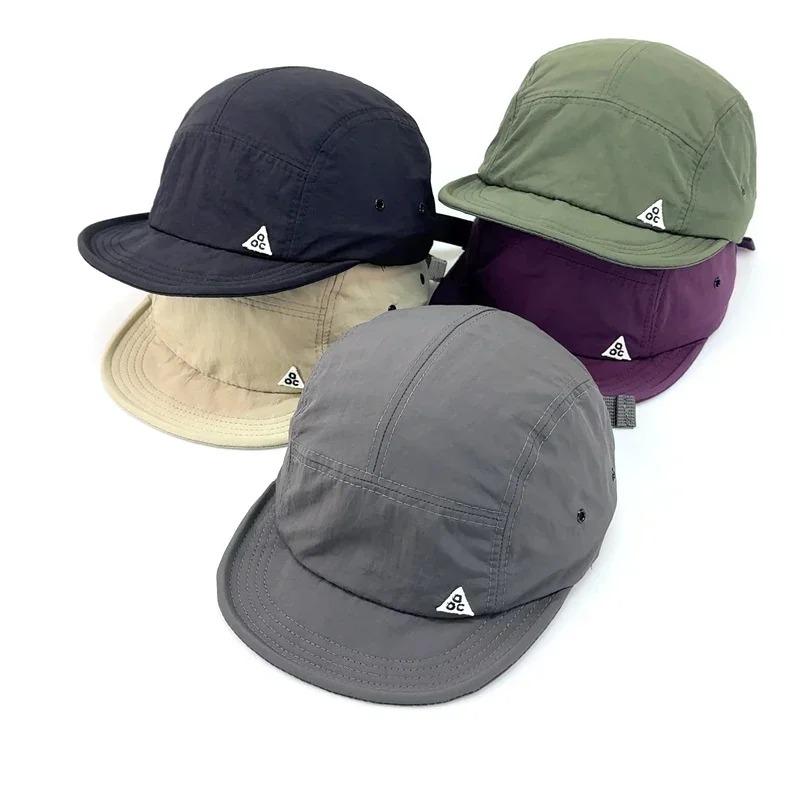 Quick-Dry Golf Baseball Cap Men Short Brim Sun Hat UPF50+ Lightweight Sports Running Cap Unisex Outdoor Breathable Peaked Cap