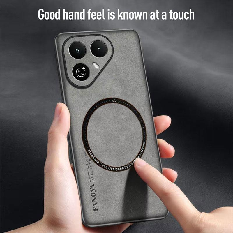 For Magsafe Case For Tecno Pova 8 5G 7 Ultra 7Pro 6 Neo PU Leather Shockproof Case For Pova 8 7 Magnetic Wireless Charging Cover