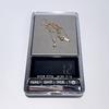 Used 4 Yondoshi K18PG Diamond Necklace 40cm 1.2g Pink Gold Women's Accessories Brand Jewelry Good Condition