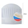 20PCS Non-Woven Chef Hats White Cooking Accessories High Quality Chef Cap  Cooking