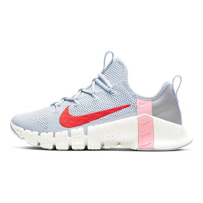 Free Metcon 3 Football Grey Bright Crimson Women Sneakers Summit-White Arctic-Punch CJ6314-006