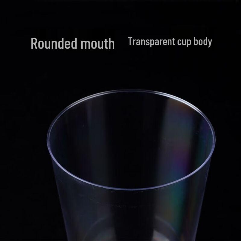 777 Transparent Hard Plastic Disposable Cups