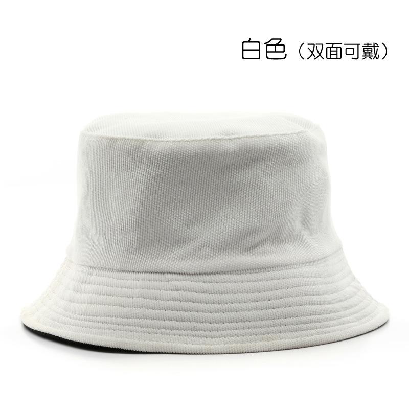 

Панама модная двусторонняя однотонная легкая панама-ведро для активного отдыха и защиты от солнца белый